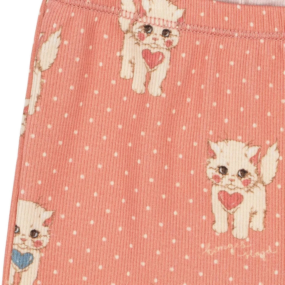Konges Sløjd - Pantalones de Algodón Orgánico Ella Cats | Rosa