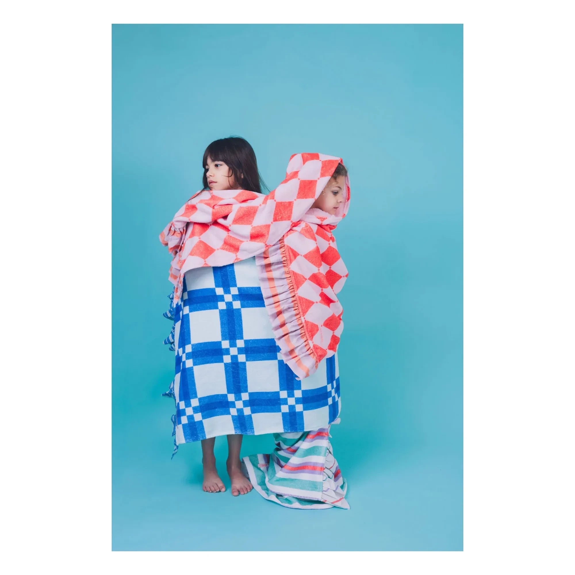 Jera Mini - Striped Ruffled Beach Towel