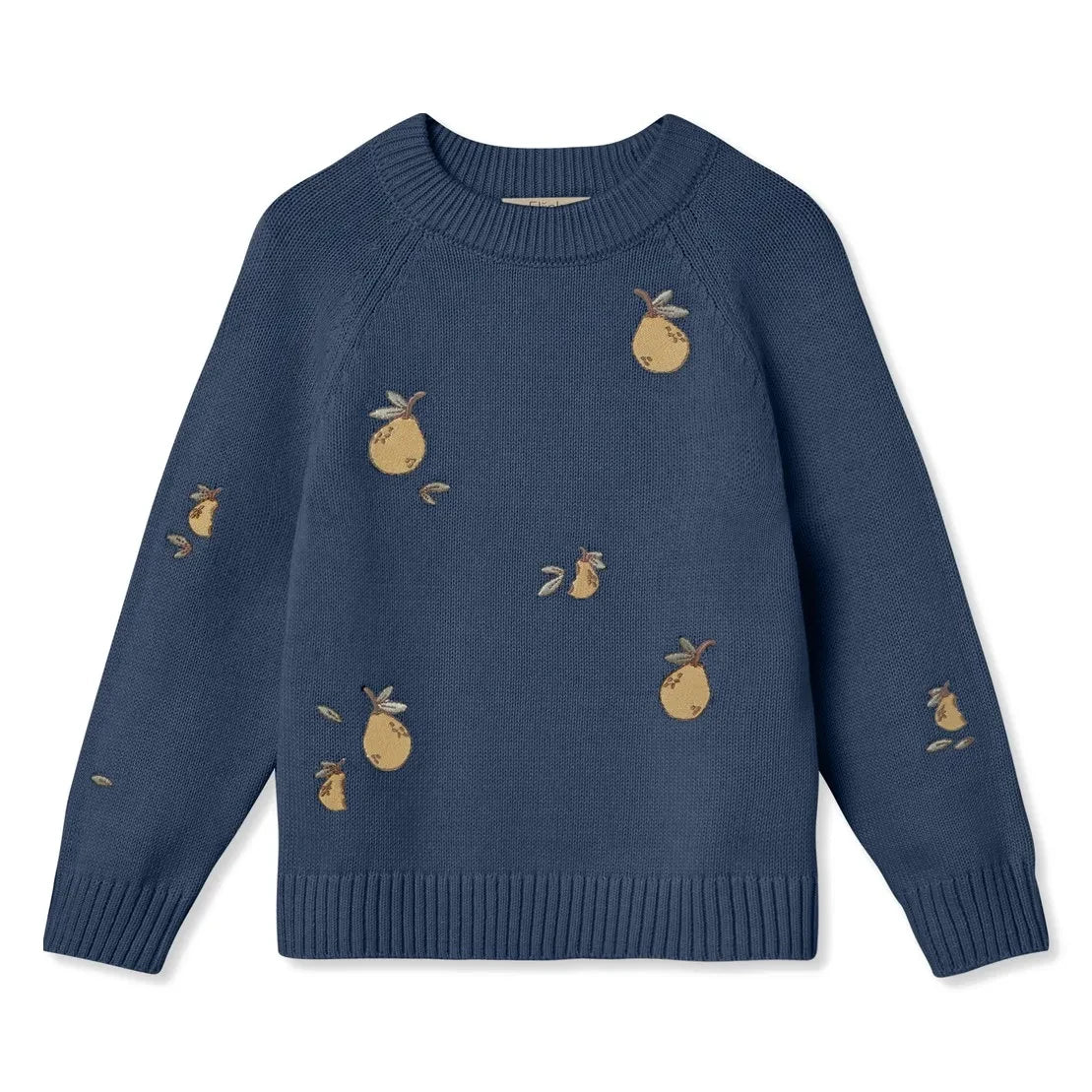 Fliink - Sudadera de Algodón Orgánico Mahdi Poires | Azul Marino