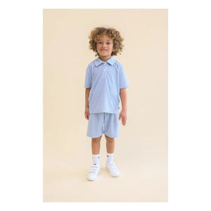 Flöss - Gestreifte Shorts Norh | Blau