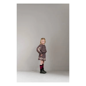 Jenest - Coco Carreaux embroidered blouse | Burgundy
