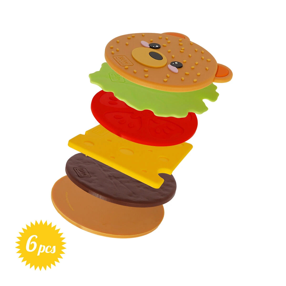 Legami - Altı Adet Bardak Altlığı Seti - Coaster Club - Ayıcık