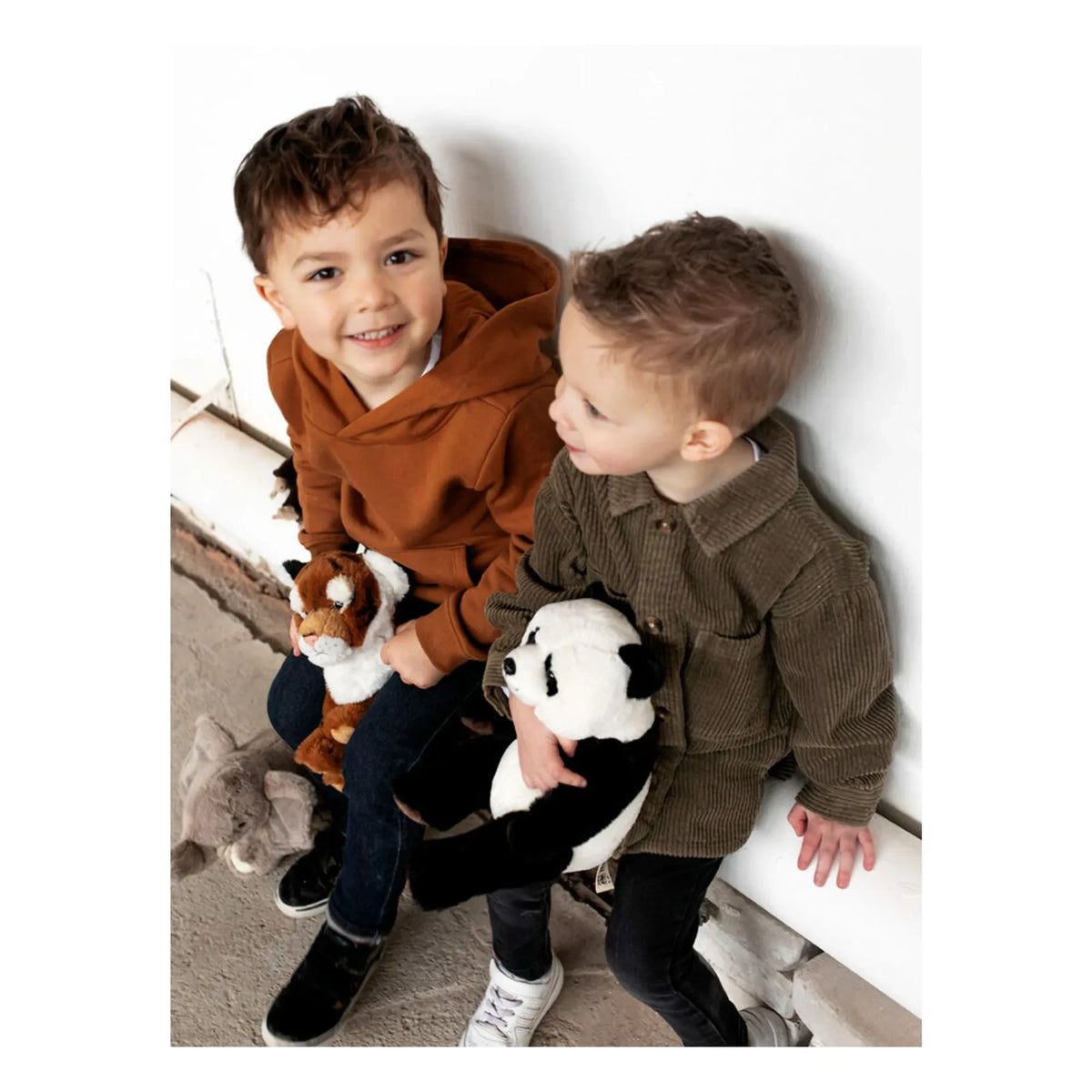 Bon Ton Toys - WWF - Panda peluş | Noir/Blanc