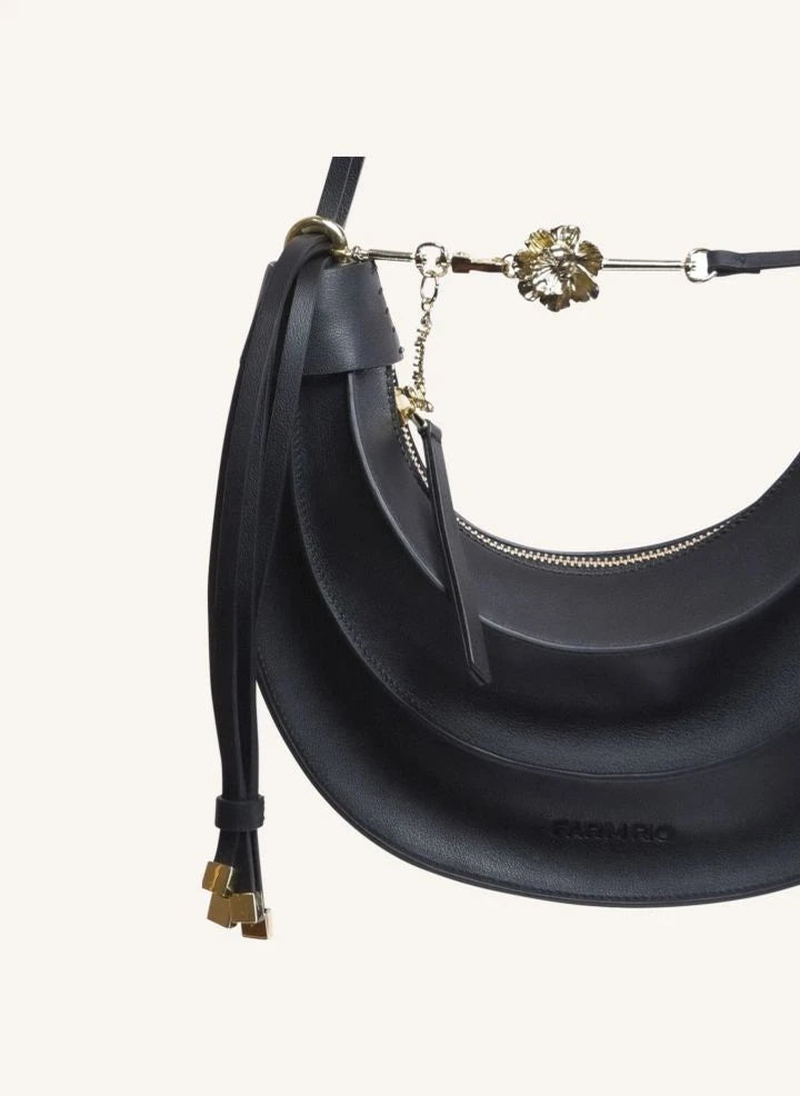 Farm Rio - Banana Kleine Ledertasche | Schwarz