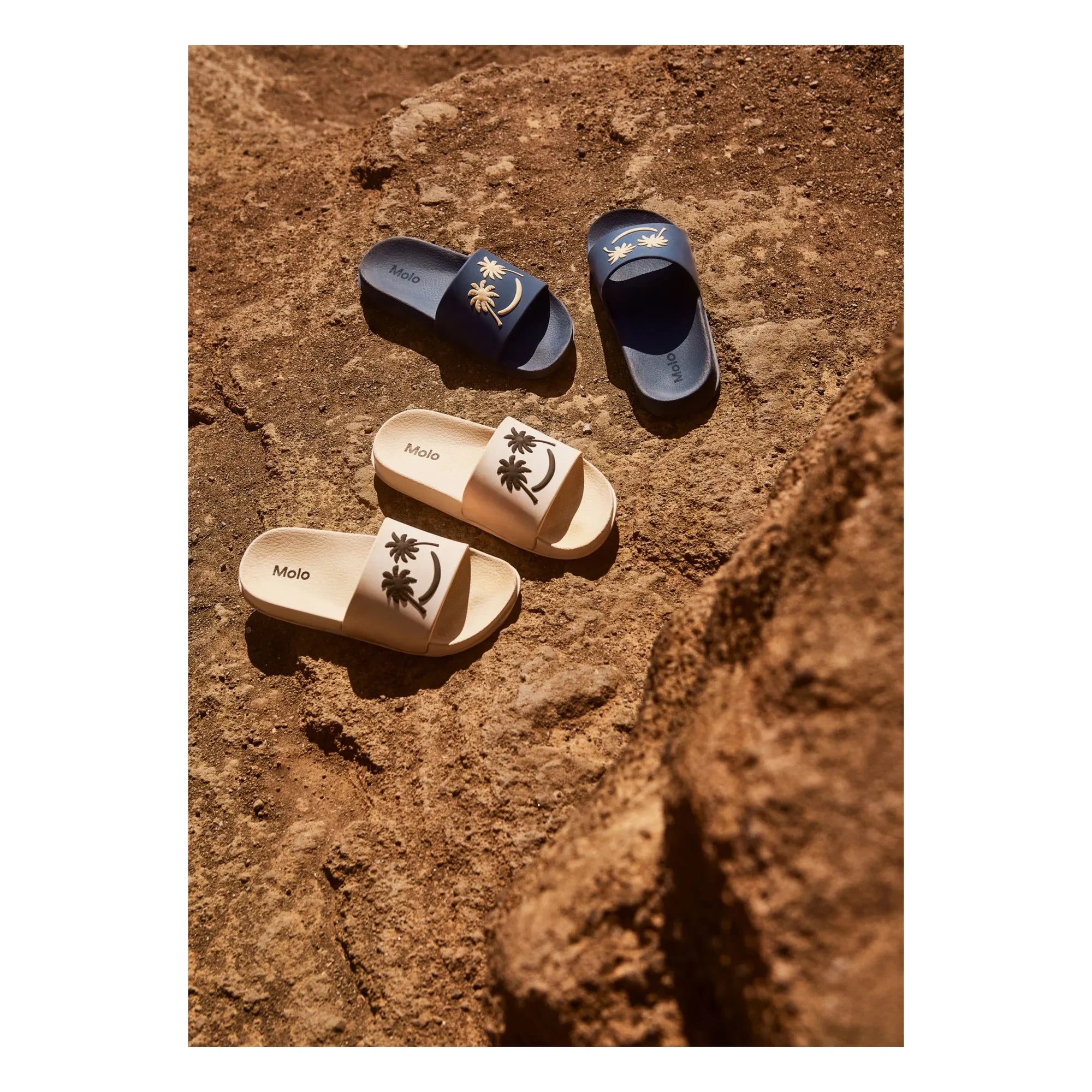 Molo - Zhappy Palm Smile Strandsandalen | Ecru