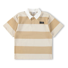Molo - Gestreiftes Polo-T-Shirt aus Bio-Baumwolle Reef | Beige