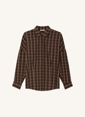 Sessùn - Camicia in cotone Booklyn | Moka