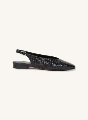 Bobbies - Anouk Strickleder Ballerinas | Schwarz