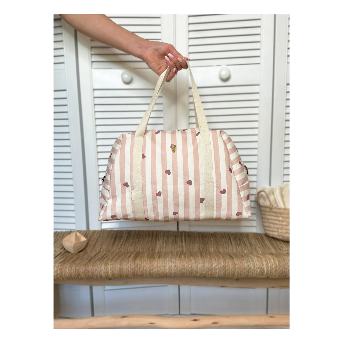 Milinane - Joseph Wickeltasche | Hellrosa