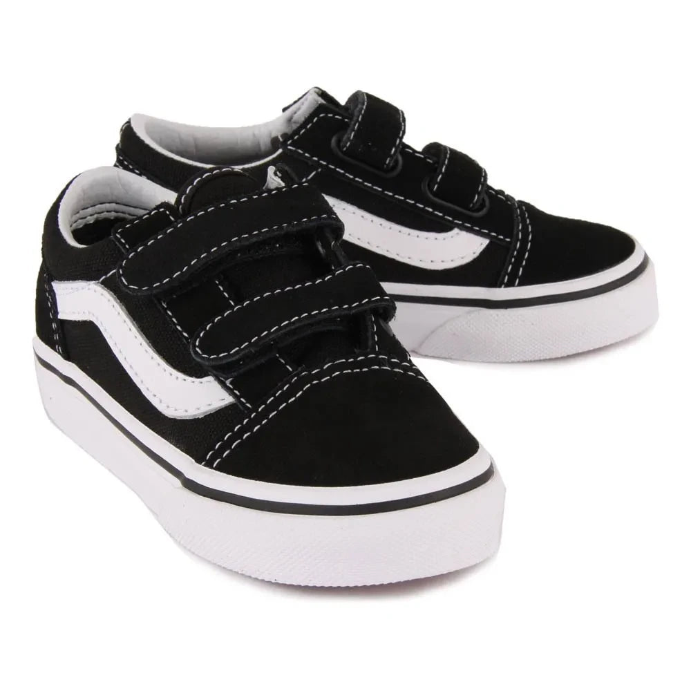 Vans - Old Skool V Klettverschluss-Sneaker | Schwarz