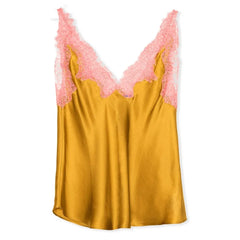Mes Demoiselles - Top de seda Smart | Mostaza