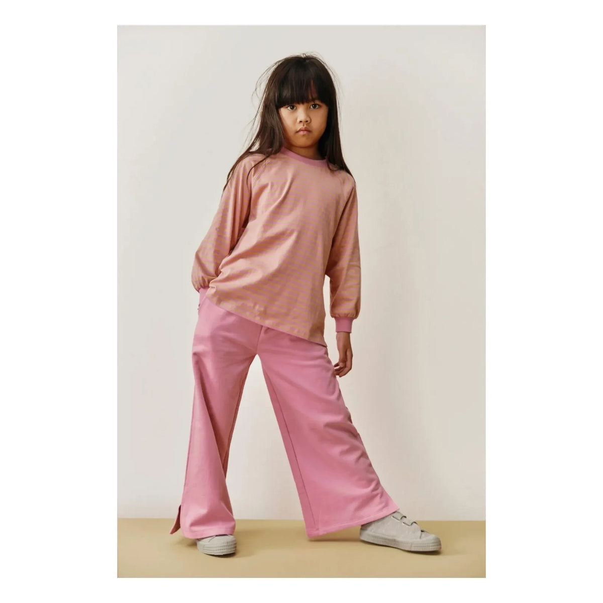 Gray Label - Pantalón de campana orgánico con aberturas | Rosa
