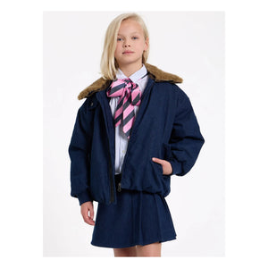 Finger in the nose - Aria Denim Aviator Jacket | Denim gross