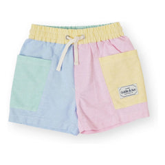 Goldie + Ace - Color-Blocked Shorts | Pink
