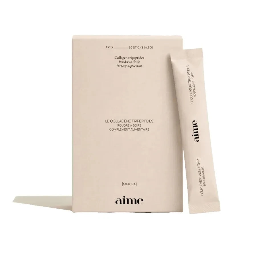 AIME - Colágeno tripéptido con sabor a Matcha - 30 sticks