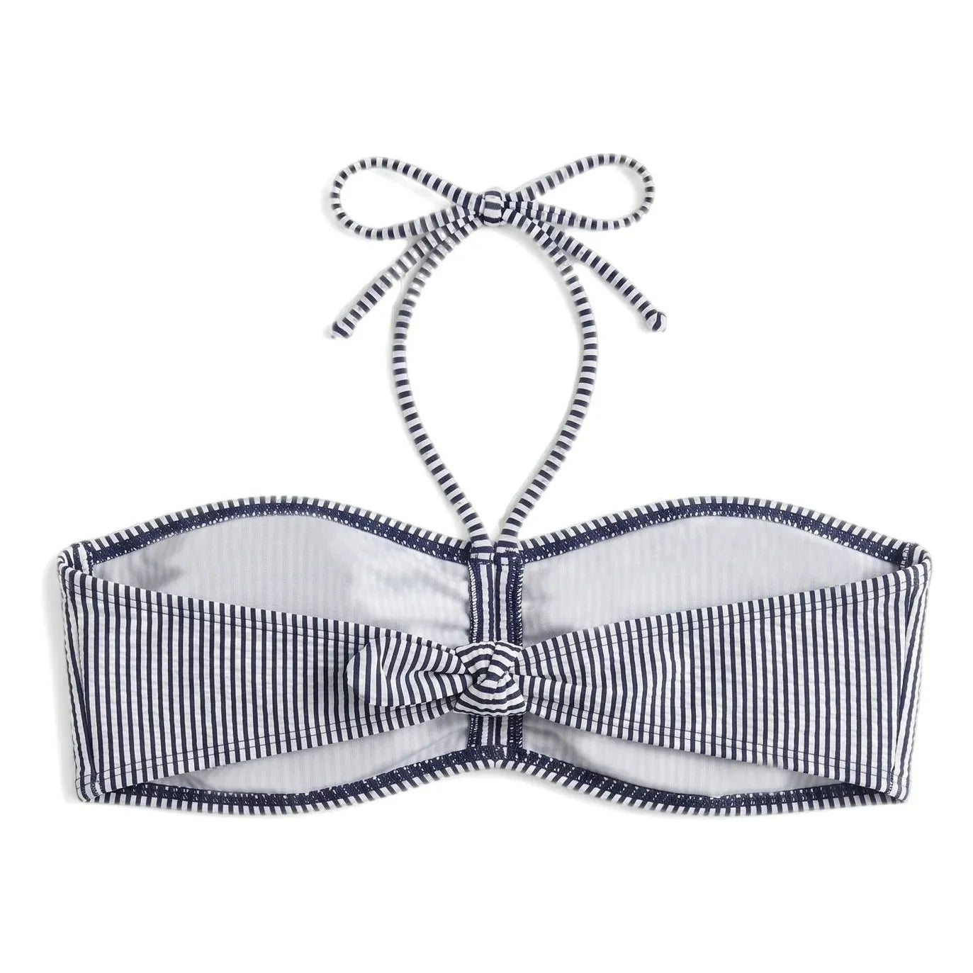 Smallable Damen - Gestreiftes Abbie-Bikini-Oberteil | Marineblau