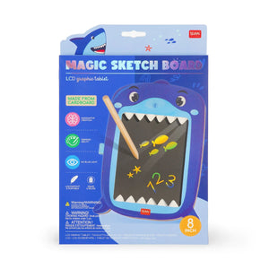 Legami - Shark Portable LCD Drawing Board in Cardboard - Magic Sketch Board