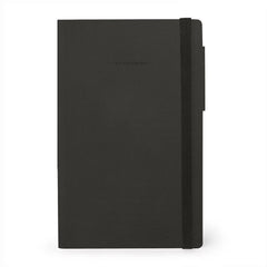 Legami - Lined دفتر مع غلاف Monochrome ناعم - Black Suit - My دفتر