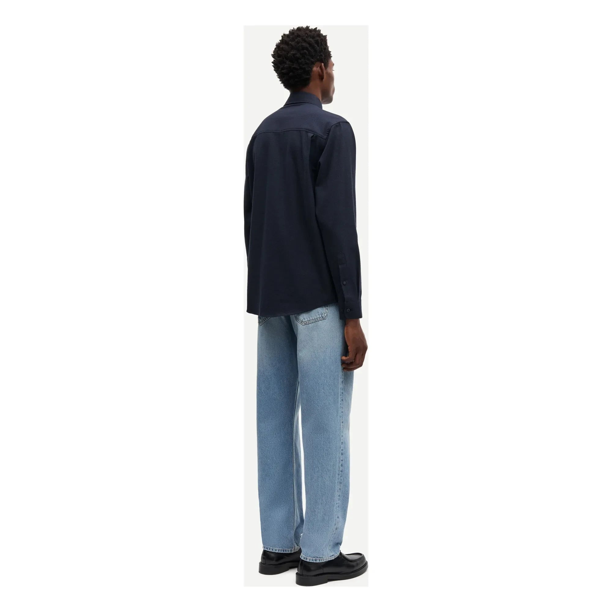 Samsoe Samsoe - Camisa Sadamon | Azul Oscuro