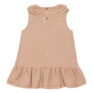 Donsje - Vestido Michelle de Lino | Rosa Claro