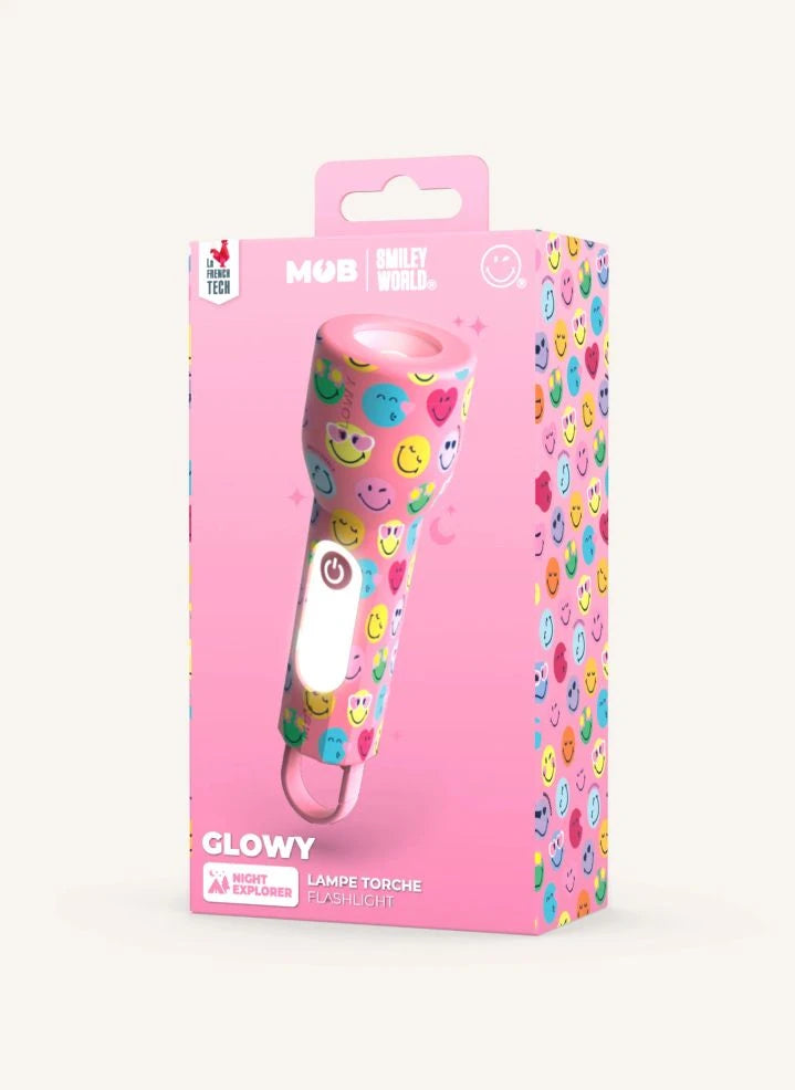 MOB - Glowy Fener - MOB x Smiley World | Pembe