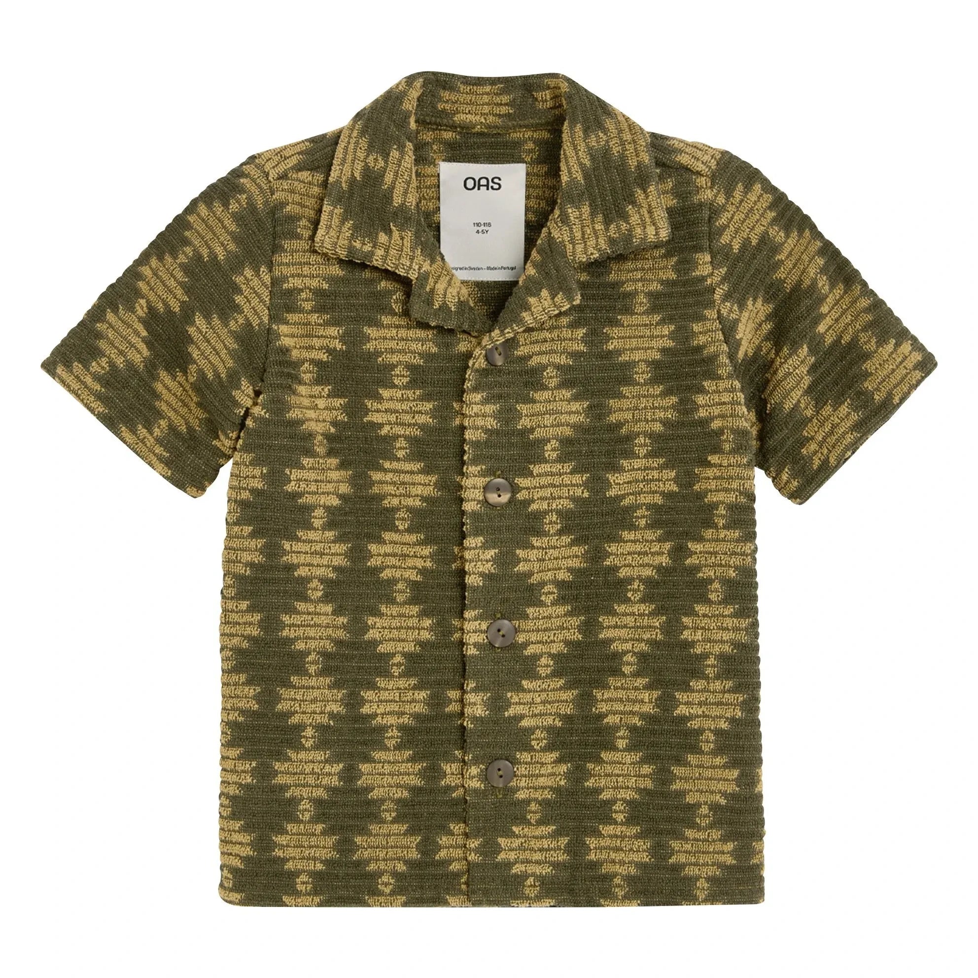 OAS - Forti Nicaro Hemd aus Frottee | Khaki
