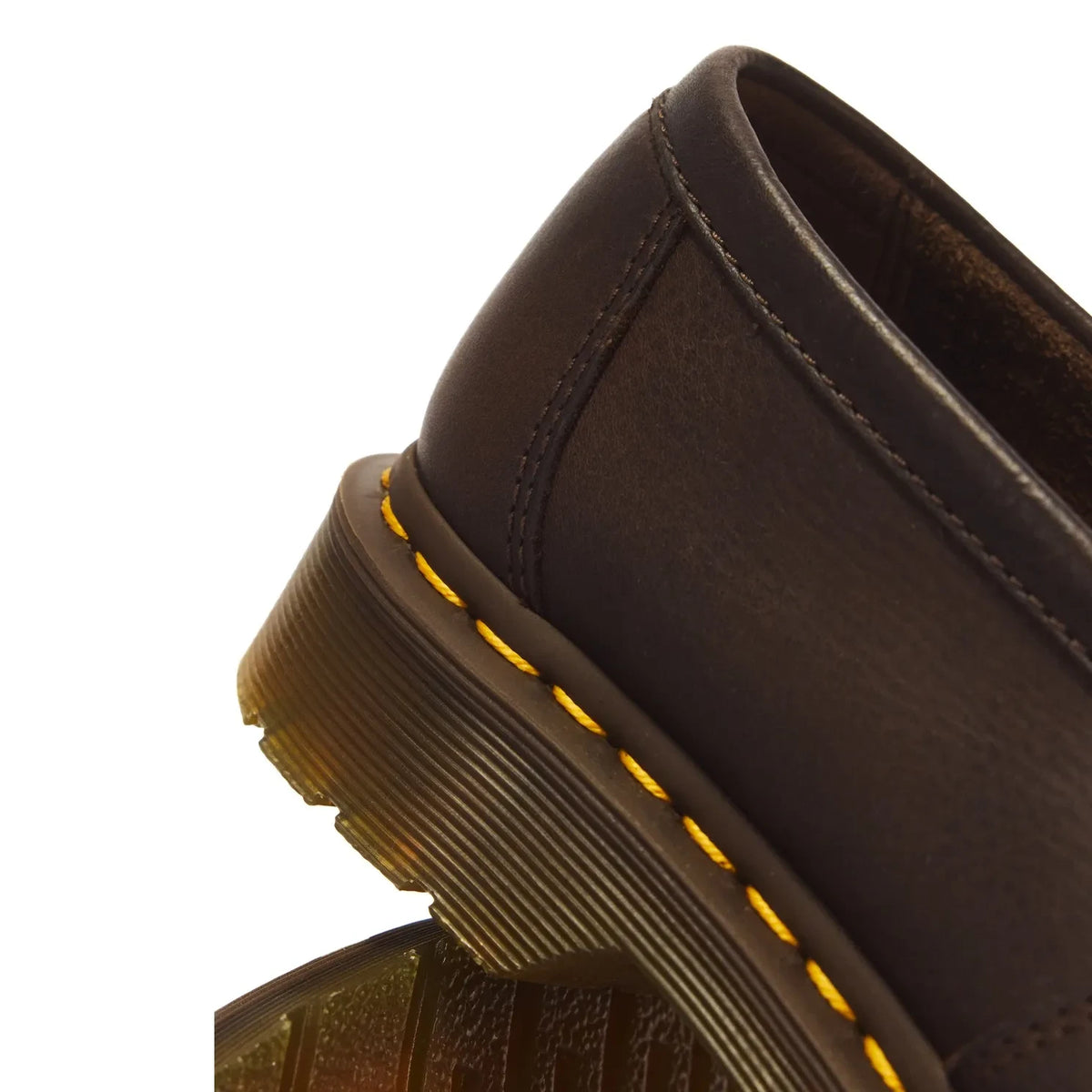 Dr Martens - Adrian YS أحذية لوفر مزينة بشراريب | بني