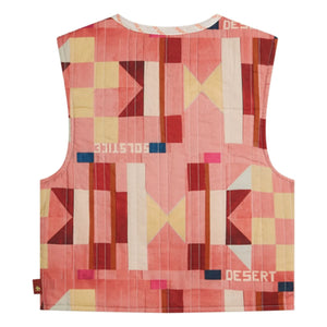 Scotch & Soda - Geometrik Çift Taraflı Yelek | Pembe