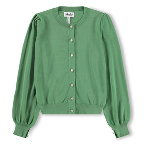 Molo – Guinevere Bio-Baumwollstrickjacke | Grün