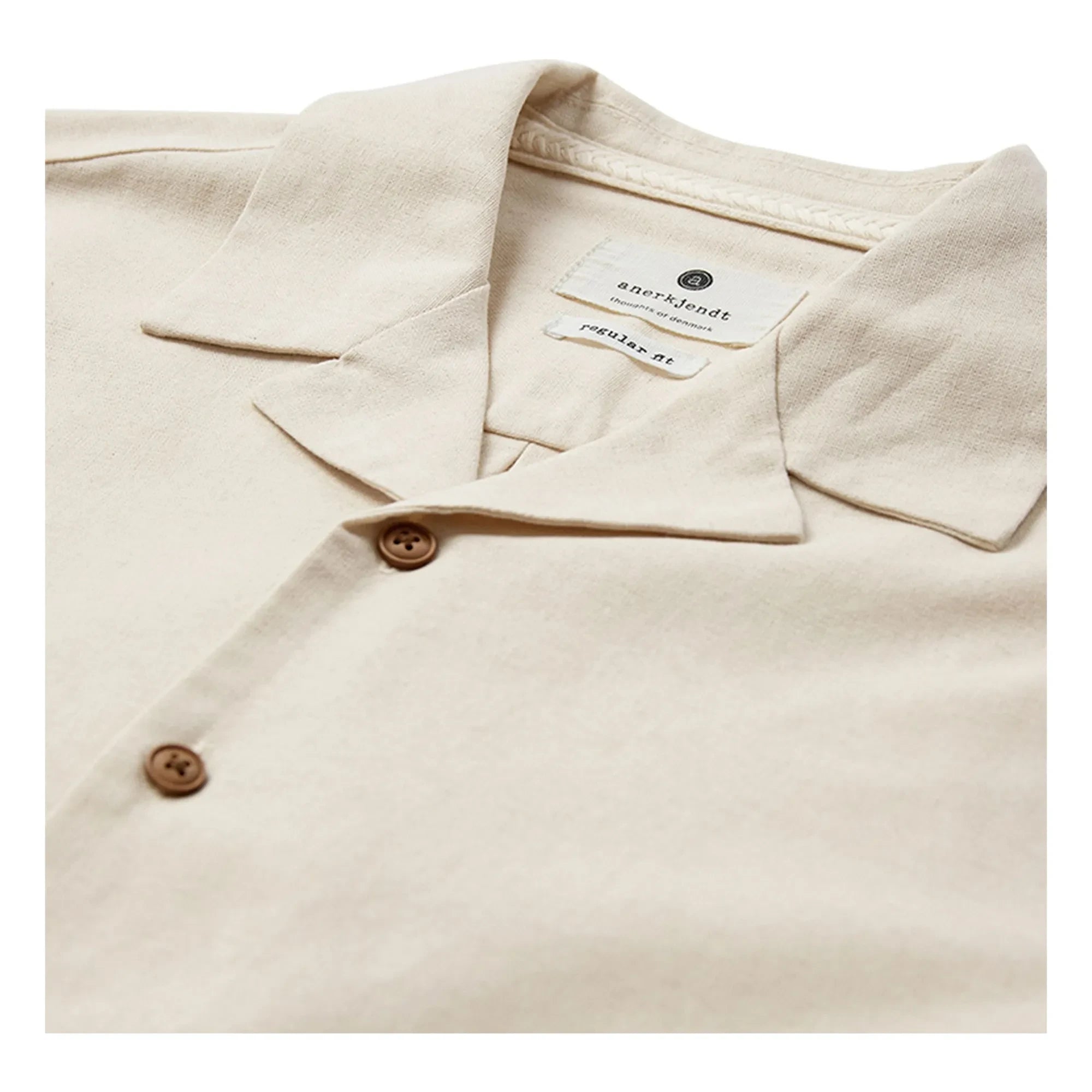 Anerkjendt - Camisa de Lino Akleo | Crema