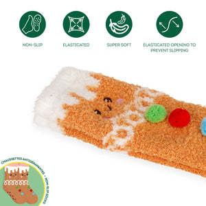 Legami - Gingerbread Kaymaz Çoraplar Adults - Tam Bir Uyum!