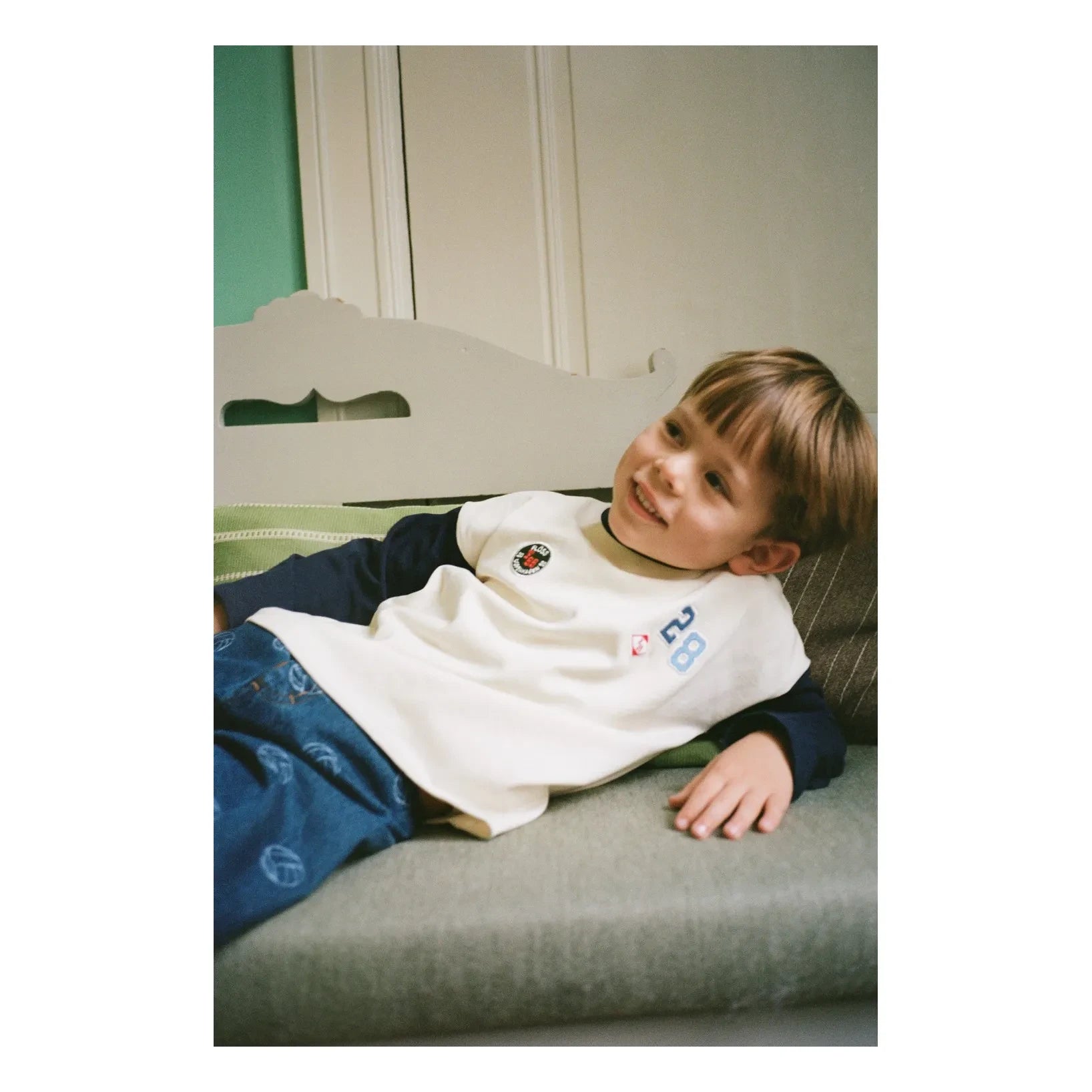 Flöss - Camiseta de Parches Eskil | Crema
