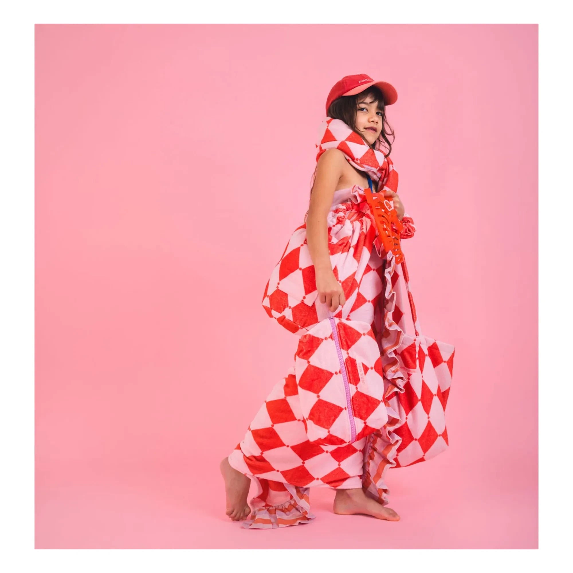 Jera Mini - Bolso Esponja de Rombos | Rosa
