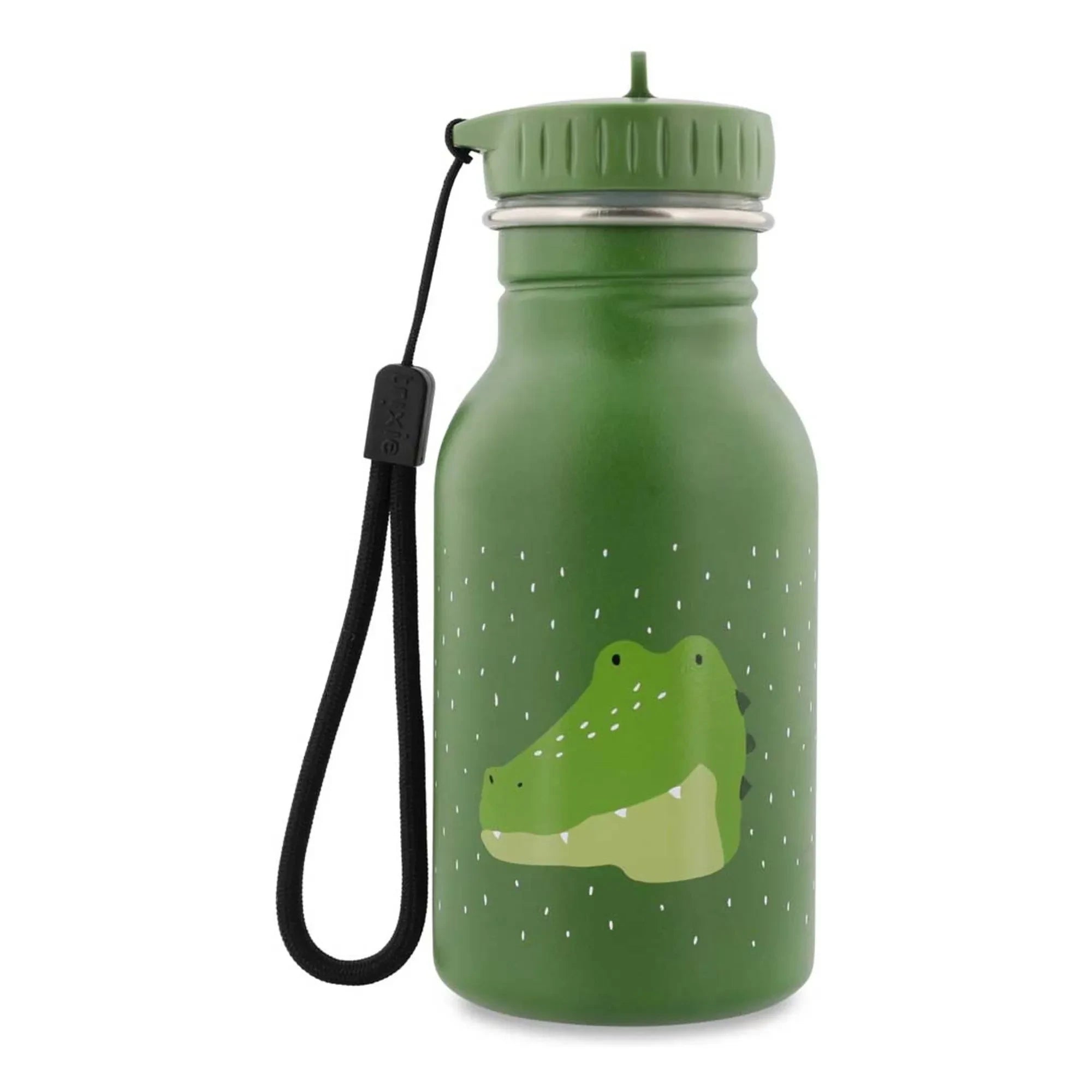 Trixie - Botella de agua Mr. Alligator 350 ml | Verde