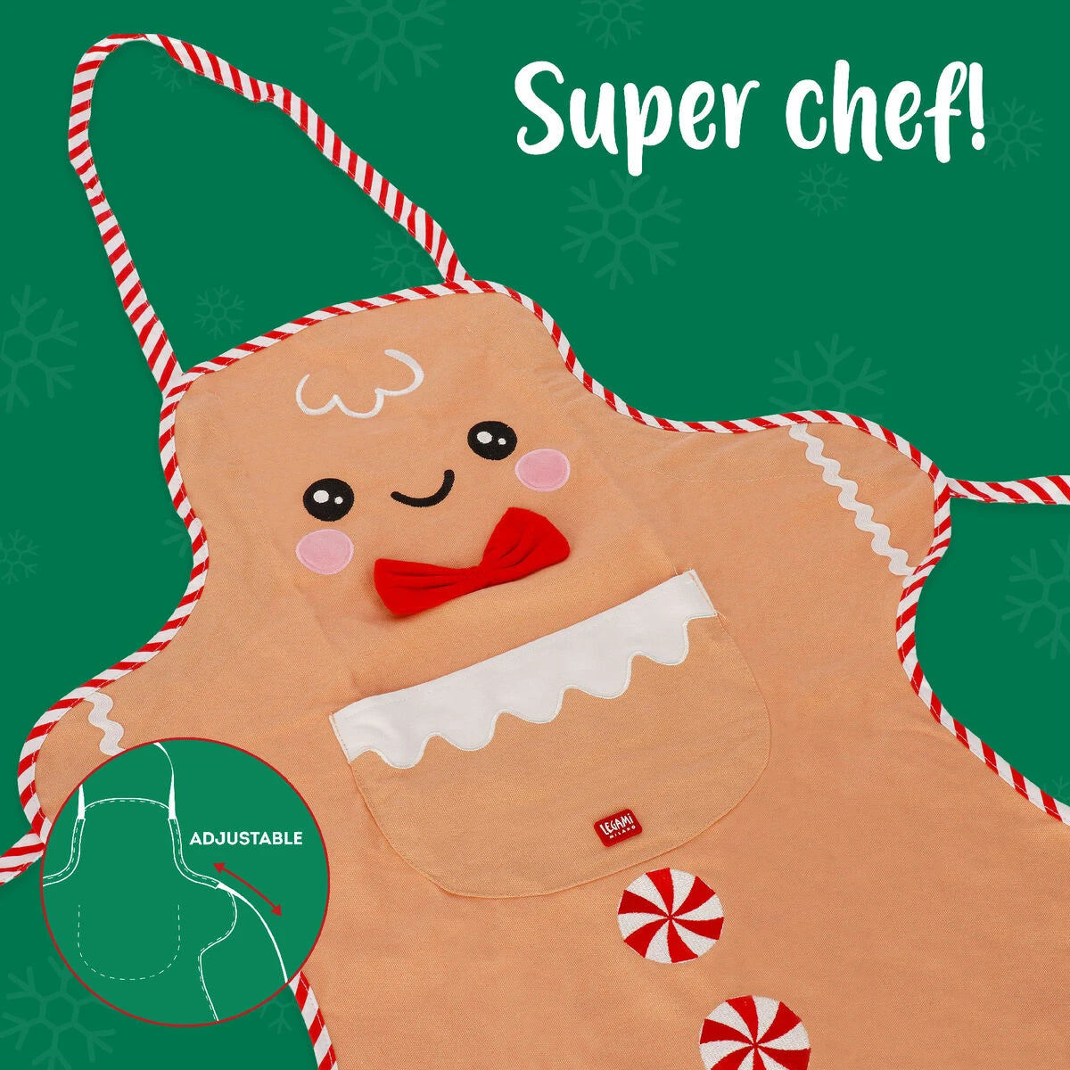 Legami - Ποδιά κουζίνας Gingerbread Noel - Super Chef