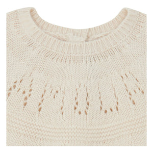 Bonton - Lalaland Merino-Woll-Strampler | Ecru