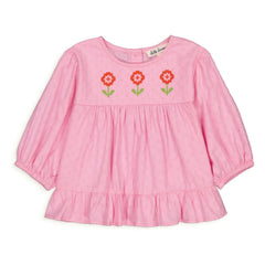 Hello Simone - Blusa bordada Lisette | Rosa