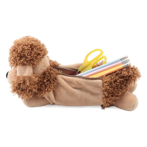 Gingersnaps - Estuche de lápices de caniche Teddy | Beige