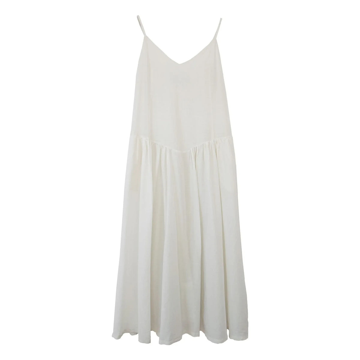 THEAVANT - Grace Cotton ve İpek Poplin Elbise | Beyaz