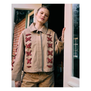 SISSEL EDELBO - Dagny Chaqueta de algodón orgánico | Arena