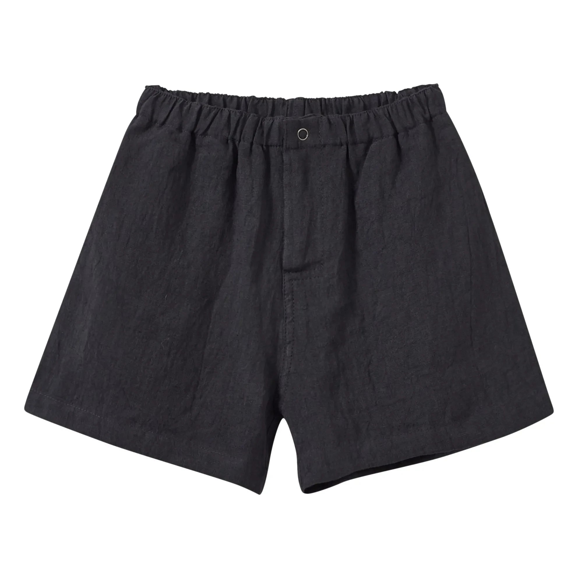 Karamell - Bambus-Leinen-Hemd und Shorts Set | Abyss Blue