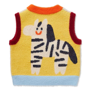 Halcyon Nights - Zoo Ärmelloser Pullover | Ecru