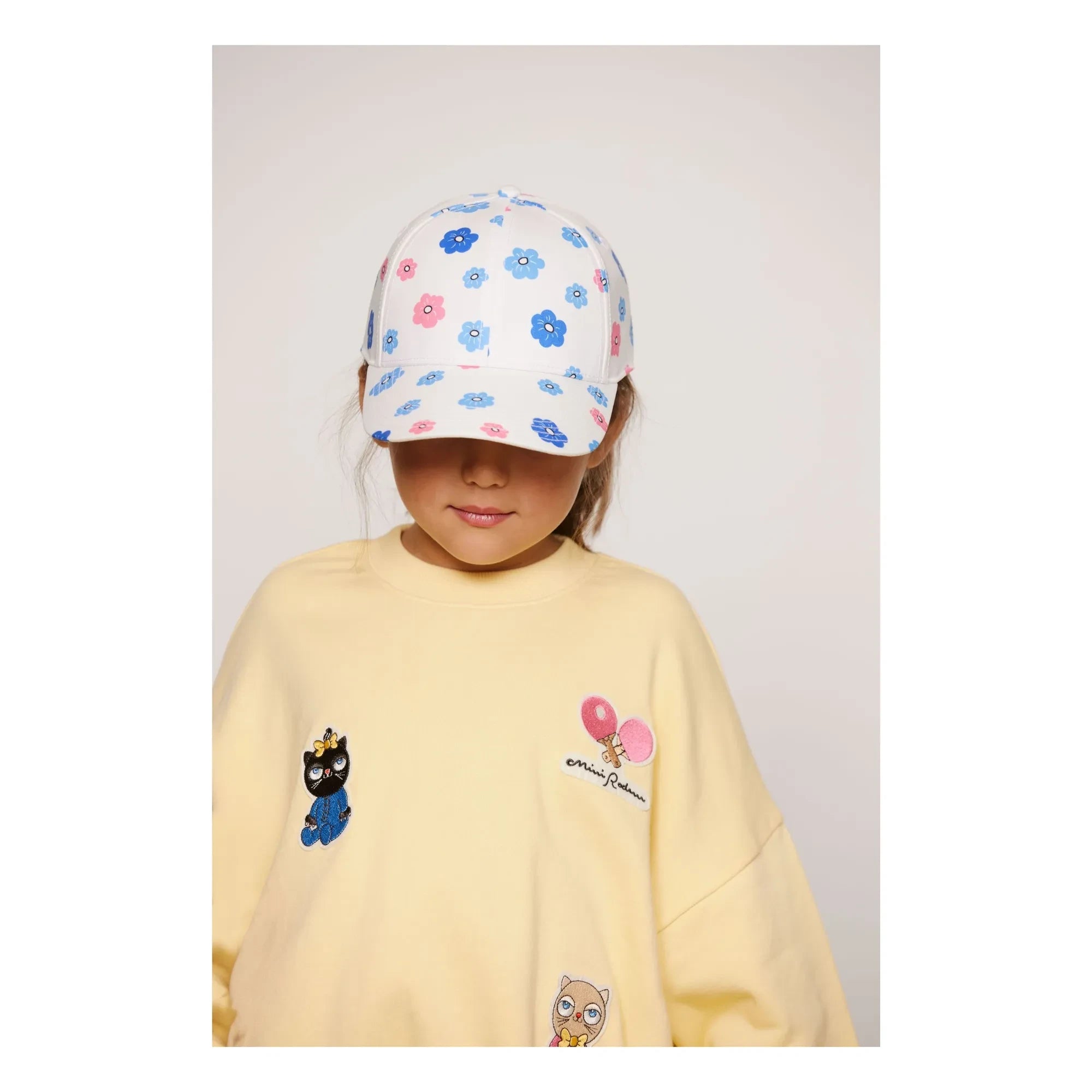 Mini Rodini - Sweatshirt mit Tiermotiv Organic Cotton Patch | Gelb