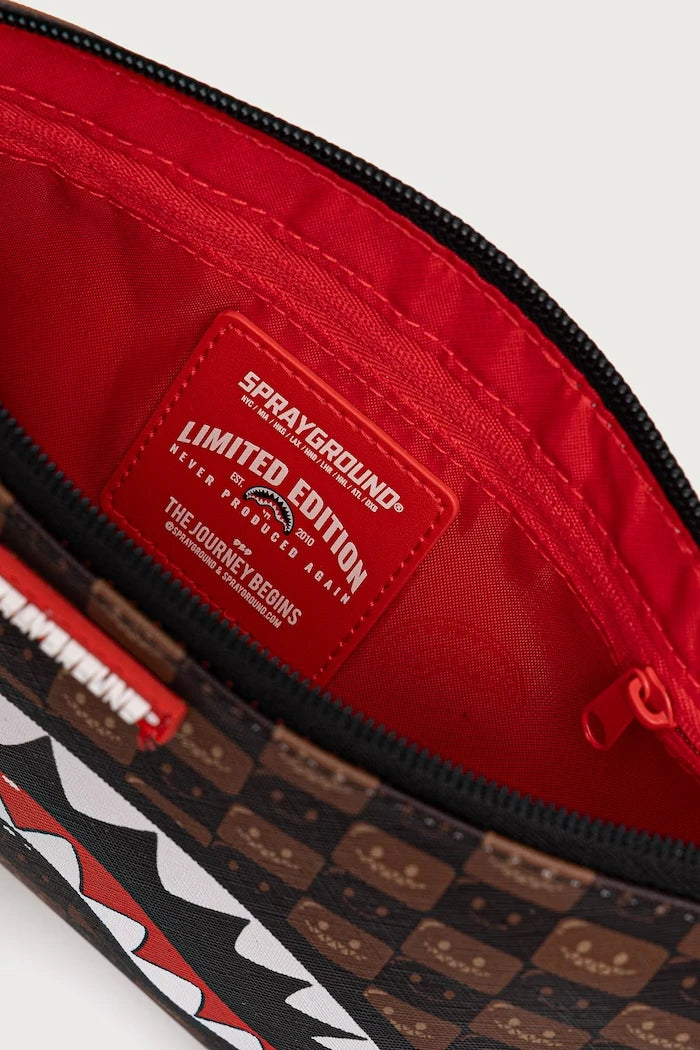 Sprayground - Paris’teki Köpek Balıkları Kahverengi Omuz Çantası 910B9307NSZ