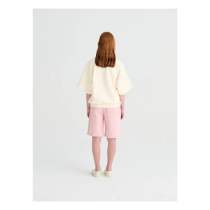 True Artist - Kısa Kollu Sweatshirt N°13 Organik Pamuk | Krem