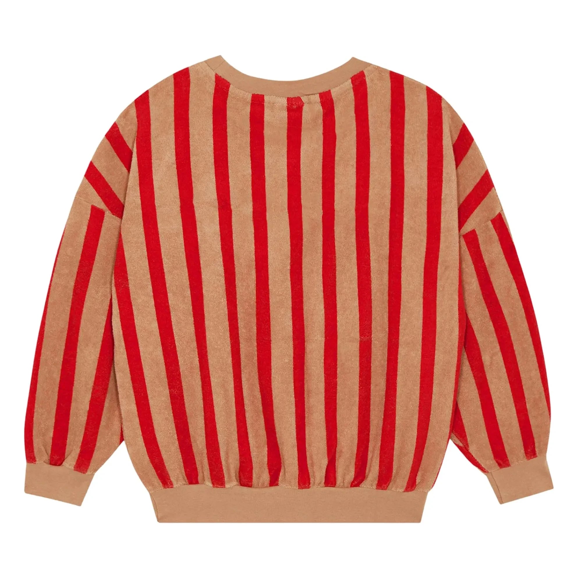 The Campamento - Gestreiftes Sweatshirt | Kamel