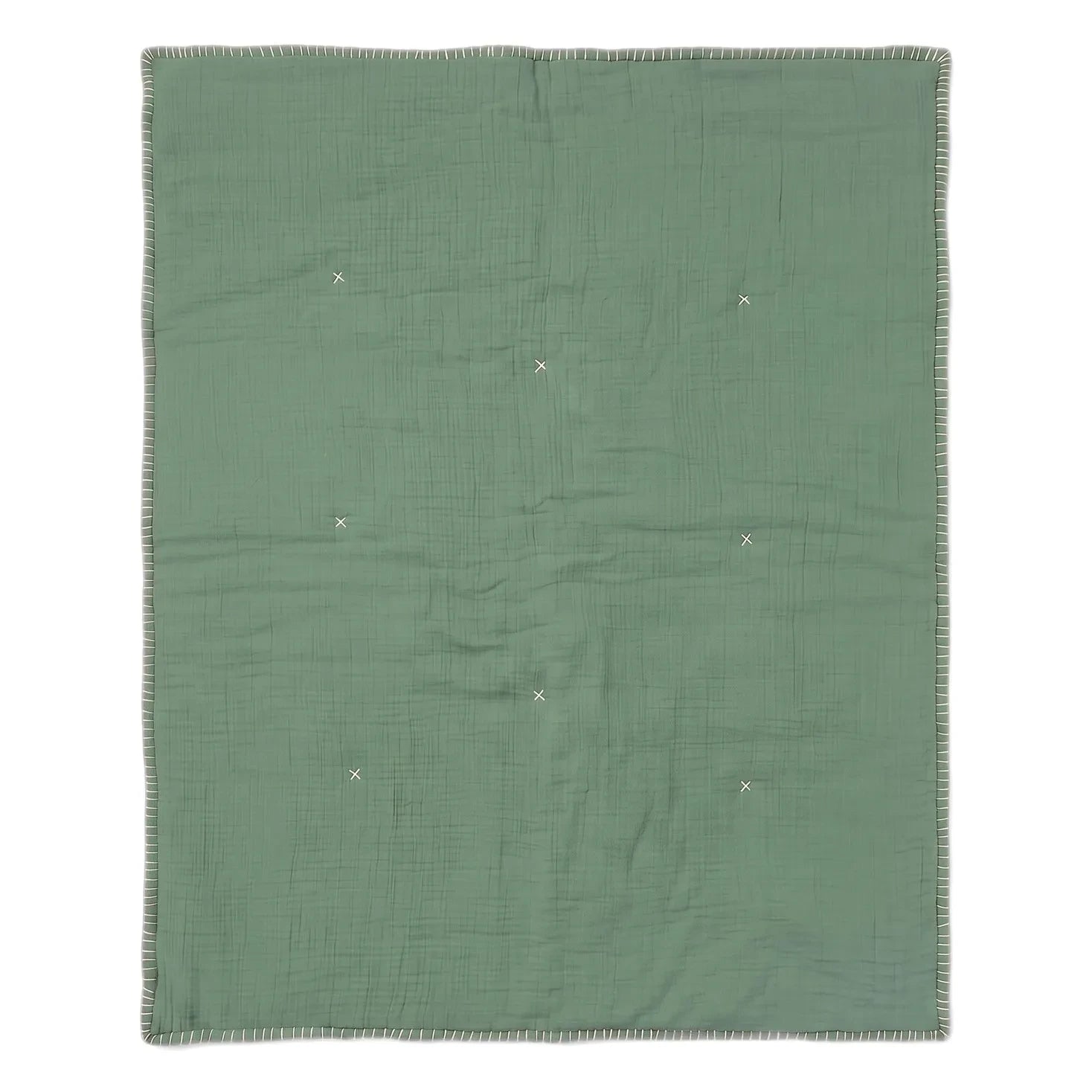 Editions Aimable - Pablo Throw | Moss Green Gauze