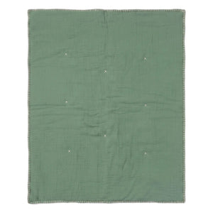 Editions Aimable - Pablo Throw | Moss Green Gauze