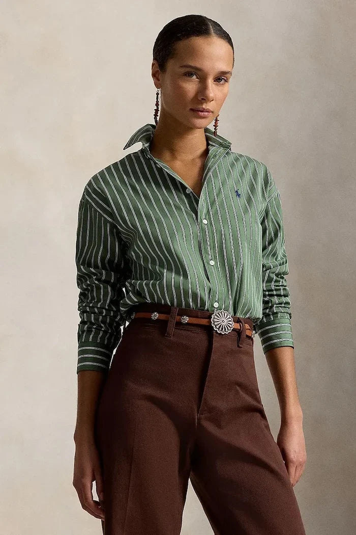 Polo Ralph Lauren Camisa de algodón para mujer