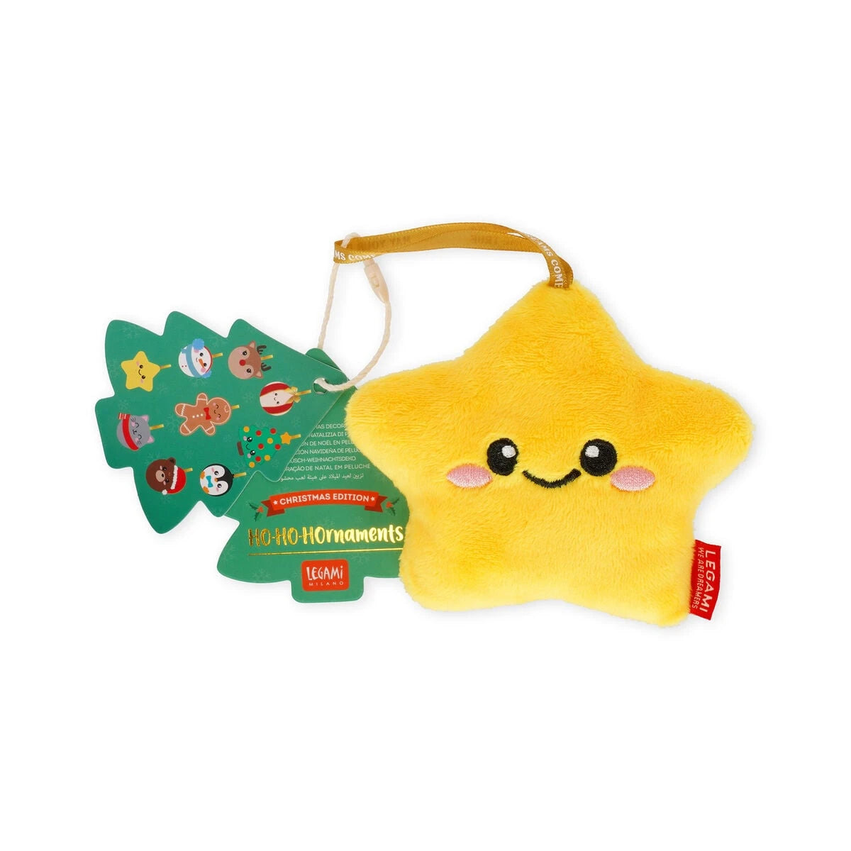 Legami - Pelüş Oyuncak Noel Decoration - Star - Oh-Oh-Ohrnaments